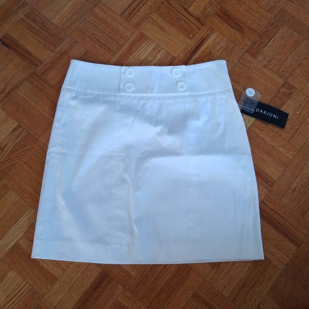 White Cotton Skirt (NWT)